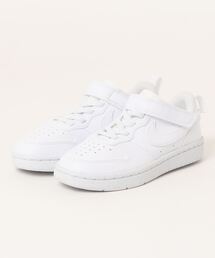 NIKE（ナイキ）の「NIKE ナイキ COURT BOROUGH LOW RECRAFT PS キッズスニーカー(コートボロ―LOWリフラフトPS) DV5457 106 ホワイト/ホワイト/ホワイト（スニーカー・キッズ）」