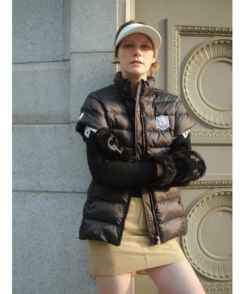 CELFORD（セルフォード）の「【CELFORD GOLF】 ロゴ付きフェイクファー