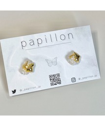 【papillon】星パールピアス(MA)