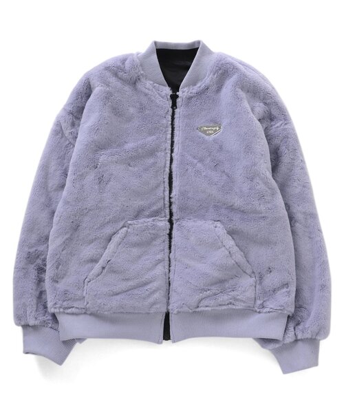 algy（アルジー）の「エコファーリバーシブルロゴブルゾン（ブルゾン・キッズ・ミント/ネイビー/ブラック・MEDIUM/SMALL/X-SMALL/XX-SMALL）」の11枚目の写真