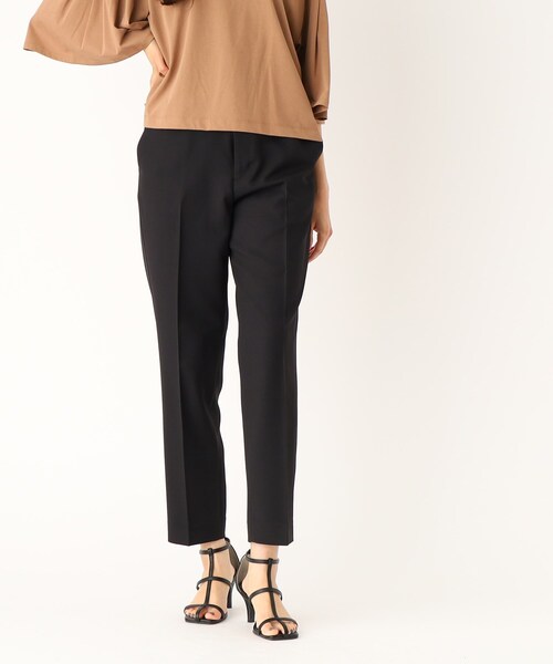 OPAQUE.CLIP（オペークドットクリップ）の「◆ストレッチテーパードパンツ【洗濯機洗い可/防シワ加工/吸水速乾】（その他パンツ・レディース・ブラック/サンドベージュ/ダークブラウン・36/38/42/40）」の8枚目の写真