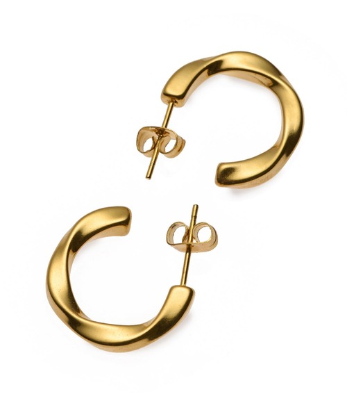 CENE（セネ）の「【CENE】セネ/ブロードピアス（ピアス（両耳用）・レディース・ゴールド・FREE）」の7枚目の写真