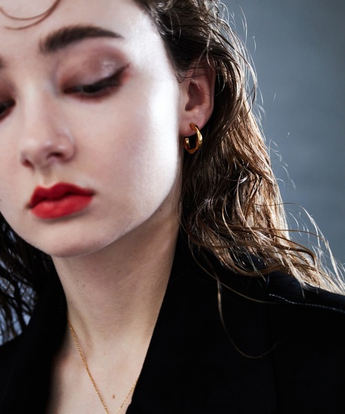 CENE(セネ)の「【CENE】セネ/ブロードピアス(ピアス(両耳用)・レディース・ゴールド・FREE)」の17枚目の写真