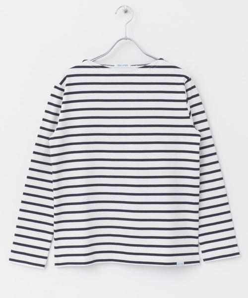 FORK&SPOON（フォークアンドスプーン）の「FORK&SPOON　ボートネックボーダー（Tシャツ/カットソー・レディース・チャコールグレー/ブラック系その他/ブラウン系その他/ネイビー・1/2）」の12枚目の写真