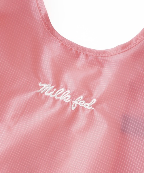 MILKFED.(ミルクフェド)の「MILKFED x HUNGBAG LARGE(エコバッグ/サブバッグ・レディース・ブラック/レッド・ONE SIZE)」の11枚目の写真
