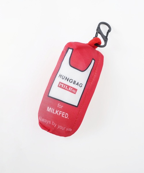 MILKFED.(ミルクフェド)の「MILKFED x HUNGBAG LARGE(エコバッグ/サブバッグ・レディース・ブラック/レッド・ONE SIZE)」の16枚目の写真