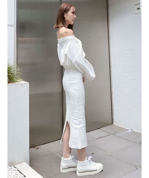 GYDA(ジェイダ)の「PLATFORMソールハイカットスニーカー(スニーカー・レディース・ブラック/オフホワイト・LARGE/SMALL/MEDIUM)」の3枚目の写真