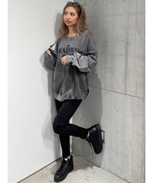 GYDA(ジェイダ)の「PLATFORMソールハイカットスニーカー(スニーカー・レディース・ブラック/オフホワイト・LARGE/SMALL/MEDIUM)」の8枚目の写真