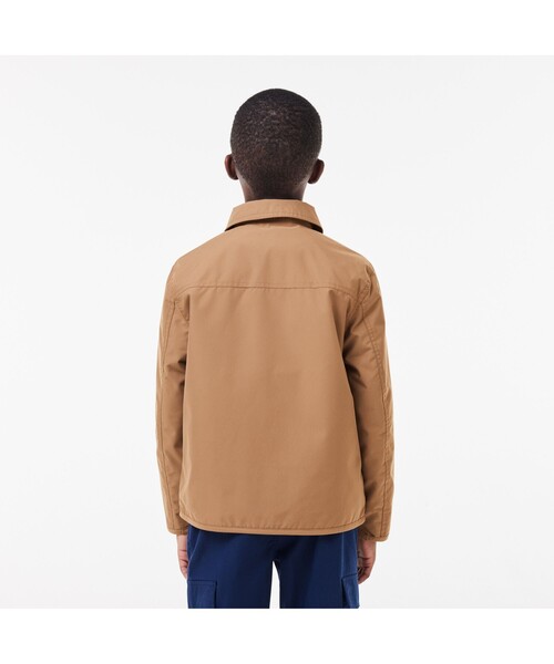 LACOSTE(ラコステ)の「JUNIORハリントンジャケット(ブルゾン・キッズ・ネイビー/ブラウン・116/104/128/140)」の14枚目の写真