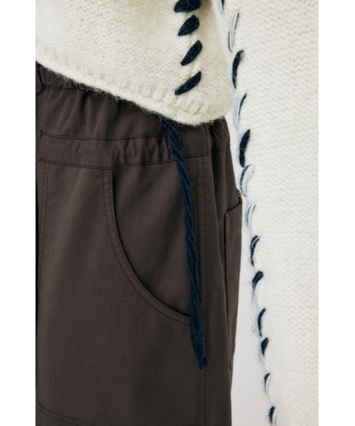 MOUSSY CROPPED STITCHING ニット MOUSSY（マウジー）の「CROPPED STITCHING ニット（ニット