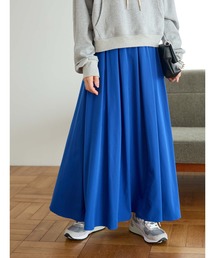 タックフレアマキシスカート