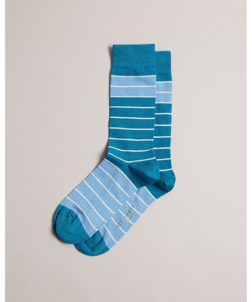 Ted Baker（テッドベーカー）の「BREEZEY メンズ ソックス(ストライプ)（ソックス/靴下・メンズ・ピンク/グリーン系その他6・O/S）」の3枚目の写真