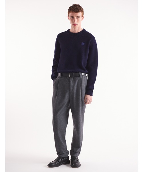 Maison Kitsune(メゾンキツネ)の「BOLD FOX HEAD PATCH COMFORT RIBBED JUMPER(ニット/セーター・メンズ・ベージュ系その他/ブルー系その他/グレー/ダークグリーン・XS/S/M/L/XL)」の15枚目の写真