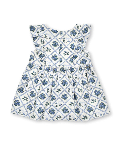 BeBe（ベベ）の「【お揃い】パティスリーフラワープリントワンピースベビー(80~90cm)（その他ベビーウェア・キッズ・ブルー系その他・80ｃｍ/90cm）」の7枚目の写真