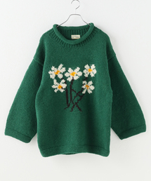 JOINT WORKS | 【MacMahon Knitting Mills 】Roll Neck Knit-5Flowers(ニット/セーター)