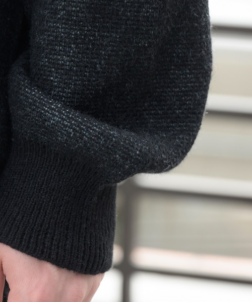 Beautiful Harmony（ビューティフルハーモニー）の「フラワーニット（ニット/セーター・メンズ・オフホワイト/ブラック/ブルー系その他・LARGE/MEDIUM）」の9枚目の写真