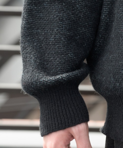 Beautiful Harmony（ビューティフルハーモニー）の「フラワーニット（ニット/セーター・メンズ・オフホワイト/ブラック/ブルー系その他・LARGE/MEDIUM）」の10枚目の写真