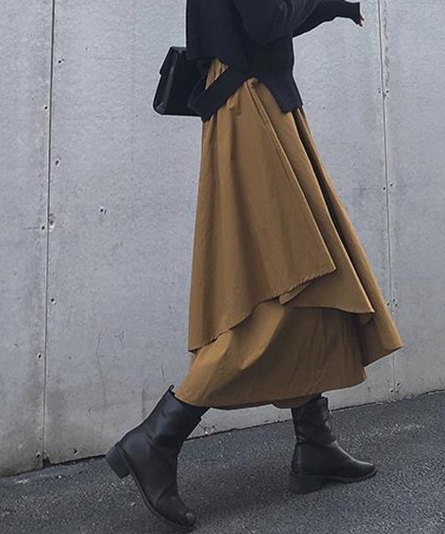 gossip!ロサンゼルス(ゴシップロサンゼルス)の「レイヤードボリュームパンツ(その他パンツ・レディース・ブラウン/ブラック・FREE)」の16枚目の写真
