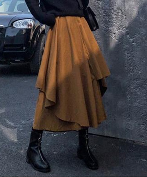 gossip!ロサンゼルス(ゴシップロサンゼルス)の「レイヤードボリュームパンツ(その他パンツ・レディース・ブラウン/ブラック・FREE)」の18枚目の写真