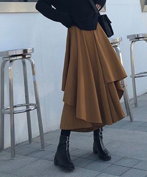 gossip!ロサンゼルス(ゴシップロサンゼルス)の「レイヤードボリュームパンツ(その他パンツ・レディース・ブラウン/ブラック・FREE)」の19枚目の写真