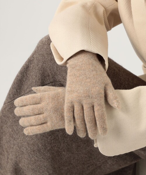 Johnstons of Elgin カシミヤショートグローブ Johnstons of Elgin カシミヤショートグローブ