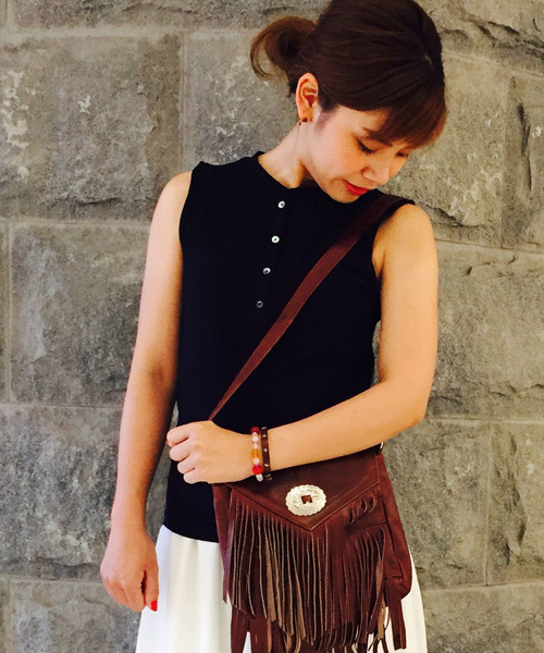 N.(N. Natural Beauty Basic)(エヌエヌナチュラルビューティーベーシック)の「テレコヘンリーTシャツ(Tシャツ/カットソー・レディース・ホワイト/ブラック・MEDIUM)」の1枚目の写真