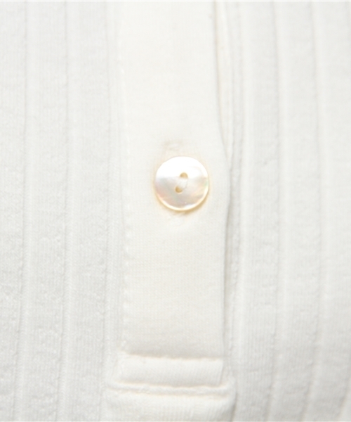 N.(N. Natural Beauty Basic)(エヌエヌナチュラルビューティーベーシック)の「テレコヘンリーTシャツ(Tシャツ/カットソー・レディース・ホワイト/ブラック・MEDIUM)」の5枚目の写真