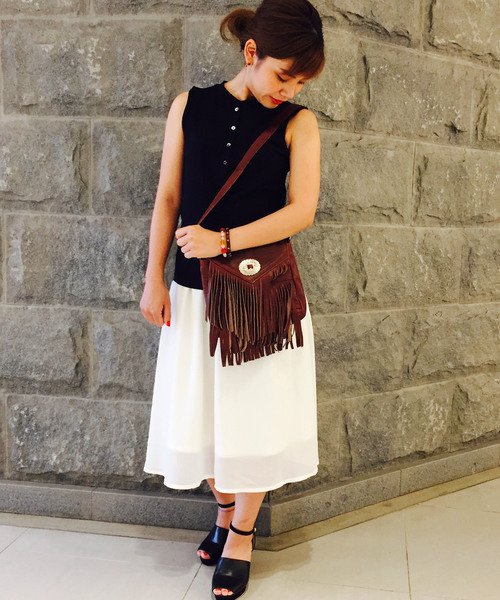 N.(N. Natural Beauty Basic)(エヌエヌナチュラルビューティーベーシック)の「テレコヘンリーTシャツ(Tシャツ/カットソー・レディース・ホワイト/ブラック・MEDIUM)」の10枚目の写真