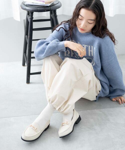 WEGO（ウィゴー）の「WEGO/ビット付きローファー（ローファー・レディース・ブラック/ブラウン/アイボリー・MEDIUM/LARGE）」の6枚目の写真