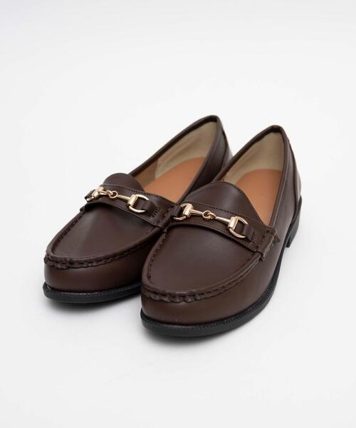 WEGO（ウィゴー）の「WEGO/ビット付きローファー（ローファー・レディース・ブラック/ブラウン/アイボリー・MEDIUM/LARGE）」の9枚目の写真