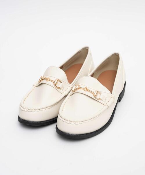 WEGO（ウィゴー）の「WEGO/ビット付きローファー（ローファー・レディース・ブラック/ブラウン/アイボリー・MEDIUM/LARGE）」の10枚目の写真