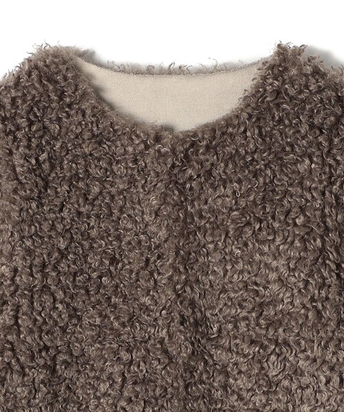 SHIPS（シップス）の「プードル ファー ボンディング ブルゾン