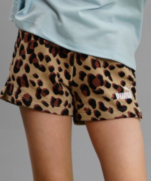 PUMA（プーマ）の「PUMA/プーマ ESS+ ANIMAL ショーツ ガールズ 681397（その他パンツ・キッズ・ブラック/ベージュ系その他・120cm/130cm/140cm/150cm）」の2枚目の写真