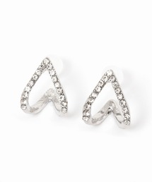 ハートループ樹脂ポストピアス / 995466