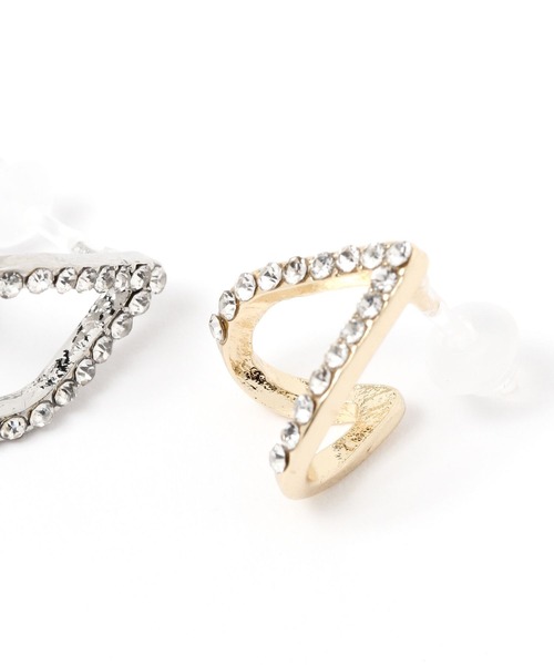 LAKOLE（ラコレ）の「ハートループ樹脂ポストピアス / 995466（ピアス（両耳用）・レディース・その他2/その他1・FREE）」の3枚目の写真