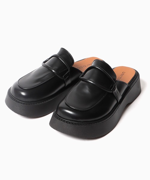 Chick(チック)の「【TAE×Chick】ラウンドミュールローファー(ローファー・レディース・ホワイト/ブラック・23.5/24/24.5/23)」の18枚目の写真