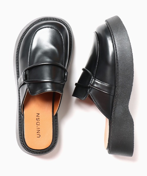 Chick(チック)の「【TAE×Chick】ラウンドミュールローファー(ローファー・レディース・ホワイト/ブラック・23.5/24/24.5/23)」の19枚目の写真