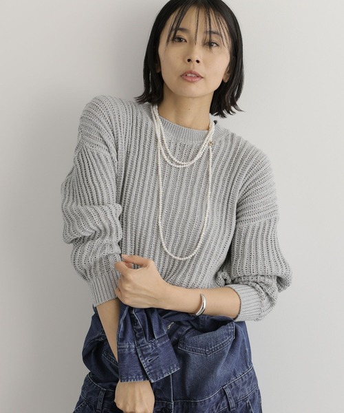 BARNYARDSTORM（バンヤードストーム）の「BARNYARDSTORM / ロングパールネックレス84（ネックレス・レディース・ホワイト・FREE）」の3枚目の写真