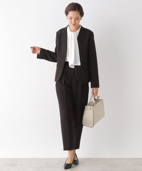 LEPSIM(レプシィム)の「【入卒式/セレモニー】ボウタイ2WAYブラウス 987598(シャツ/ブラウス・レディース・ネイビー/ブルー/オフホワイト・LARGE/MEDIUM)」の4枚目の写真