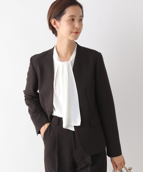 LEPSIM(レプシィム)の「【入卒式/セレモニー】ボウタイ2WAYブラウス 987598(シャツ/ブラウス・レディース・ネイビー/ブルー/オフホワイト・LARGE/MEDIUM)」の8枚目の写真