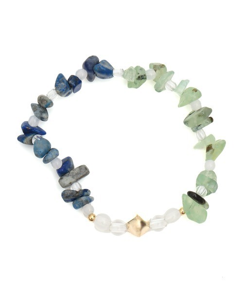 チチカカ(チチカカ)の「ナゲットストーンブレスレット(ブレスレット・レディース・ネイビー/ピンク/ターコイズブルー・FREE)」の5枚目の写真