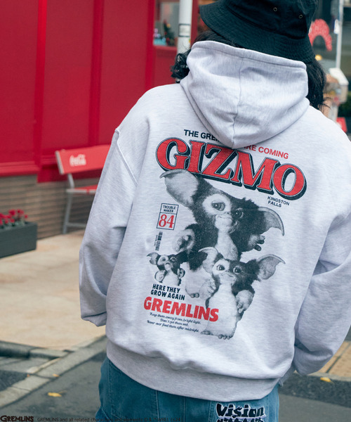 VENCEEXCHANGE（ヴァンスエクスチェンジ）の「GREMLINS グレムリン GIZMO ギズモ ヴィンテージ風フォトプリントスウェットパーカー（パーカー・メンズ・ブルー系その他/チャコールグレー/ライトグレー・M/L/LL）」の14枚目の写真