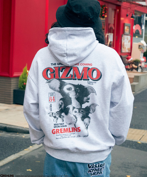VENCEEXCHANGE（ヴァンスエクスチェンジ）の「GREMLINS グレムリン GIZMO ギズモ ヴィンテージ風フォトプリントスウェットパーカー（パーカー・メンズ・ブルー系その他/チャコールグレー/ライトグレー・M/L/LL）」の7枚目の写真