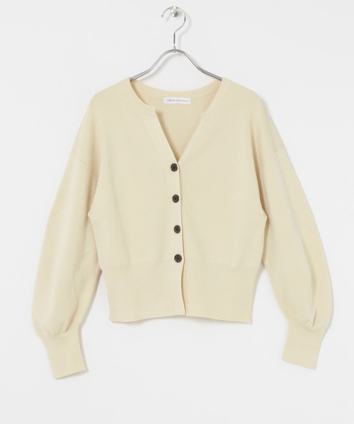 URBAN RESEARCH（アーバンリサーチ）の「スキッパーショートカーディガン（カーディガン/ボレロ・レディース・ネイビー/ベージュ/アイボリー/イエロー・FREE）」の12枚目の写真