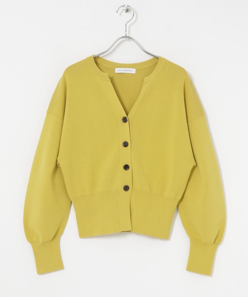 URBAN RESEARCH（アーバンリサーチ）の「スキッパーショートカーディガン（カーディガン/ボレロ・レディース・ネイビー/ベージュ/アイボリー/イエロー・FREE）」の14枚目の写真