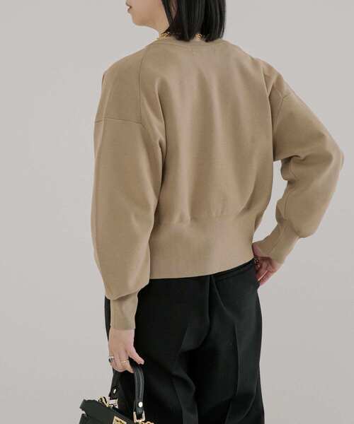 URBAN RESEARCH（アーバンリサーチ）の「スキッパーショートカーディガン（カーディガン/ボレロ・レディース・ネイビー/ベージュ/アイボリー/イエロー・FREE）」の22枚目の写真