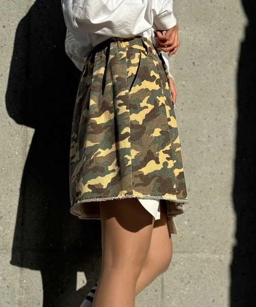 CIAOPANIC(チャオパニック)の「ツイルプリーツミニスカート(スカート・レディース・カーキ/ベージュ・FREE)」の19枚目の写真