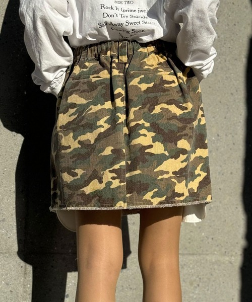 CIAOPANIC(チャオパニック)の「ツイルプリーツミニスカート(スカート・レディース・カーキ/ベージュ・FREE)」の20枚目の写真