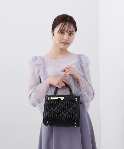 PROPORTION BODY DRESSING（プロポーションボディドレッシング）の「チュールブラウス / 1214110205（シャツ/ブラウス・レディース・ホワイト系その他/グレー/ブラック・FREE）」の3枚目の写真