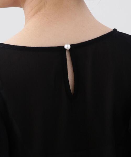 PROPORTION BODY DRESSING（プロポーションボディドレッシング）の「チュールブラウス / 1214110205（シャツ/ブラウス・レディース・ホワイト系その他/グレー/ブラック・FREE）」の16枚目の写真